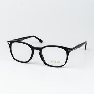 Tom Ford Men Eyeglasses Black Square FT5505 001 NEW AUTHENTIC